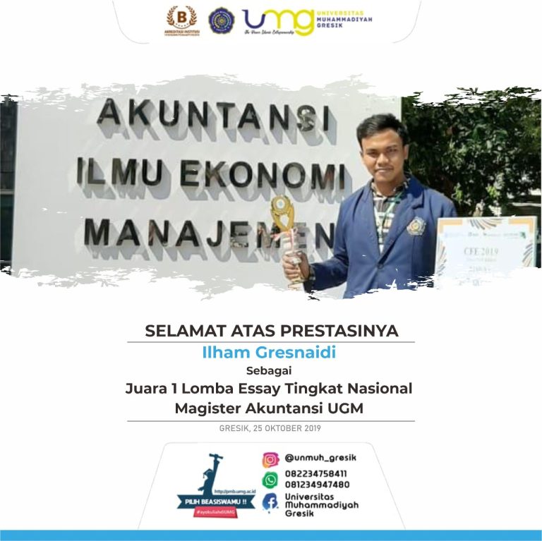 UMG Raih Juara 1 Lomba Essay di UGM