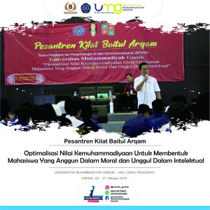 Ribuan Mahasiswa UMG Mengikuti Pesantren Kilat Baitul Arqam