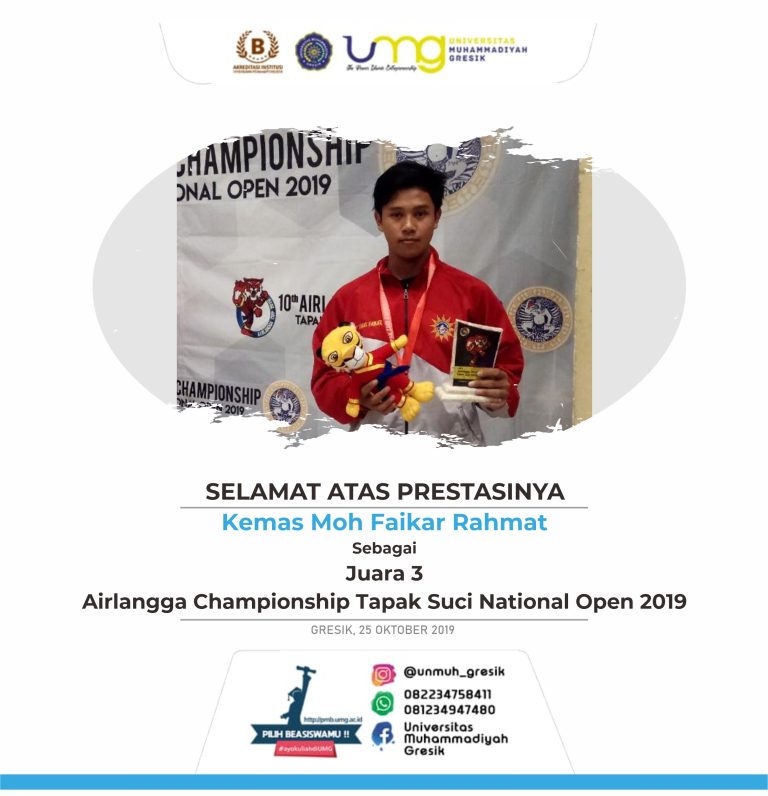 UMG Raih Juara 3 Tapak Suci Championship di UNAIR
