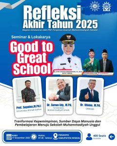 Refleksi Akhir Tahun 2025, Dr. Sarwo Edy UM Gresik Tekankan Penguatan SDM Sekolah Muhammadiyah