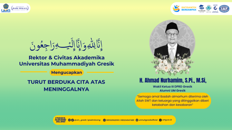 UM Gresik Berduka: Wakil Ketua DPRD Gresik Ahmad Nur Hamim, Alumni Fakultas Pertanian, Berpulang