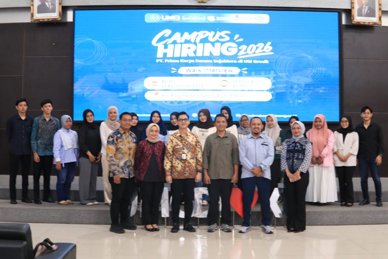 Buka Peluang Karier di Perbankan, UM Gresik Gelar Campus Hiring PT Prima Karya Sarana Sejahtera